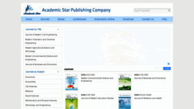 What Academicstar.us website looked like in 2021 (2 years ago)