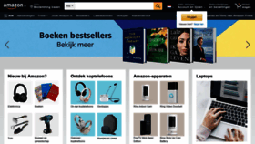 What Amazon.nl website looked like in 2021 (4 years ago)