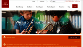 What Abrsm.org website looked like in 2021 (2 years ago)