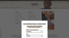 What Aigle.com website looked like in 2021 (2 years ago)