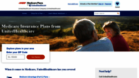 What Aarpmedicareplans.com website looked like in 2021 (2 years ago)
