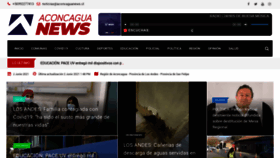 What Aconcaguanews.cl website looked like in 2021 (3 years ago)