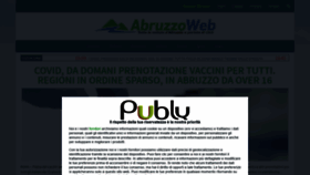 What Abruzzoweb.it website looked like in 2021 (2 years ago)