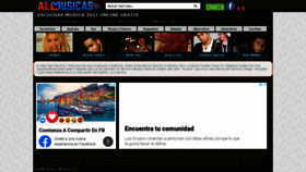 What Allmusicas.com website looked like in 2021 (2 years ago)