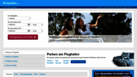 What Airparks.de website looked like in 2021 (2 years ago)