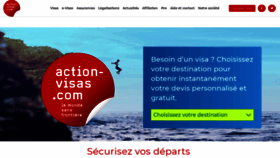 What Action-visas.com website looked like in 2021 (2 years ago)