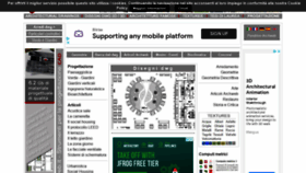 What Archweb.it website looked like in 2021 (2 years ago)