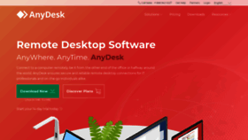 What Anydesk.com website looked like in 2021 (2 years ago)