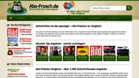 What Abo-frosch.de website looked like in 2021 (2 years ago)