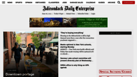 What Adirondackdailyenterprise.com website looked like in 2021 (2 years ago)