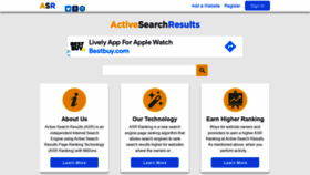 What Activesearchresults.com website looked like in 2021 (2 years ago)