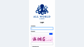 What Allworld.cards website looked like in 2021 (2 years ago)