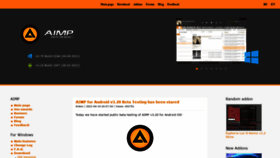 What Aimp.ru website looked like in 2021 (2 years ago)