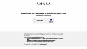 What Amara.com website looked like in 2021 (2 years ago)