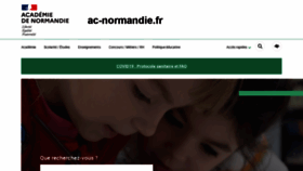 What Ac-rouen.fr website looked like in 2021 (2 years ago)