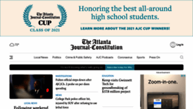 What Ajc.com website looked like in 2021 (2 years ago)