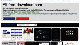 What All-free-download.com website looked like in 2021 (2 years ago)