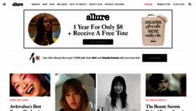 What Allure.com website looked like in 2021 (2 years ago)