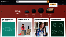 What Amazon.com.au website looked like in 2021 (2 years ago)
