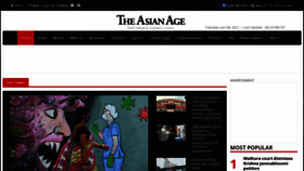 What Asianage.com website looked like in 2021 (2 years ago)
