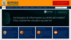 What Aimac.it website looked like in 2021 (2 years ago)