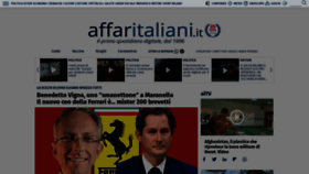 What Affaritaliani.it website looked like in 2021 (2 years ago)