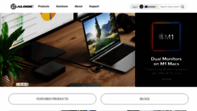 What Alogic.co website looked like in 2021 (5 years ago)