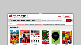 What Akcniceny.cz website looked like in 2021 (2 years ago)