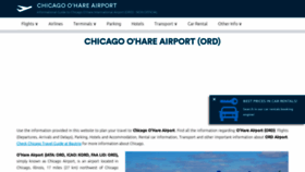 What Airport-ohare.com website looked like in 2021 (2 years ago)