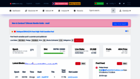 What Adapools.org website looked like in 2021 (4 years ago)