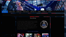 What Animem.org website looked like in 2021 (2 years ago)