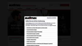 What Audimax.de website looked like in 2021 (2 years ago)