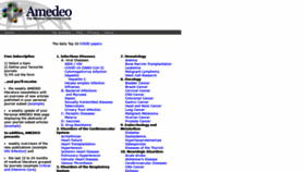 What Amedeo.com website looked like in 2021 (2 years ago)