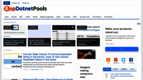 What Aspdotnet-pools.com website looked like in 2021 (2 years ago)