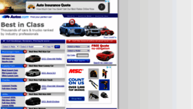 What Autos.com website looked like in 2021 (2 years ago)