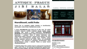 What Antique-prague.cz website looked like in 2021 (2 years ago)