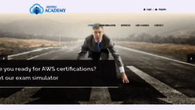 What Awspro.academy website looked like in 2021 (5 years ago)