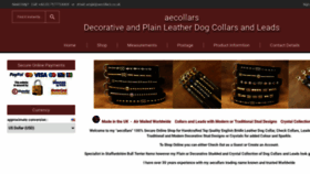 What Aecollars.co.uk website looked like in 2021 (2 years ago)