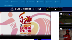 What Asiancricket.org website looked like in 2021 (2 years ago)