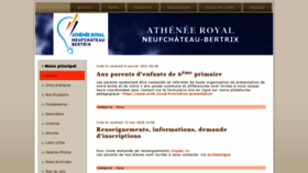 What Athenee-royal-neufchateau-bertrix.be website looked like in 2021 (2 years ago)