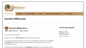 What Arztpraxis-borchert.de website looked like in 2021 (2 years ago)