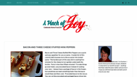 What Apinchofjoy.com website looked like in 2021 (2 years ago)
