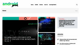 What Androidgreek.com website looked like in 2021 (2 years ago)