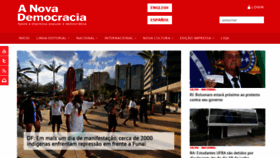 What Anovademocracia.com.br website looked like in 2021 (2 years ago)