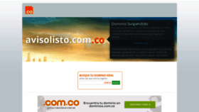 What Avisolisto.com.co website looked like in 2021 (2 years ago)