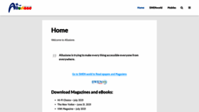 What Allusione.org website looked like in 2021 (4 years ago)
