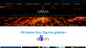 What Arma.rs website looked like in 2021 (2 years ago)