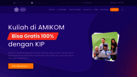 What Amikom.ac.id website looked like in 2021 (2 years ago)