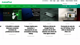 What Androidfinal.com website looked like in 2021 (4 years ago)
