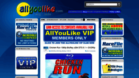 What Allyoulike.com website looked like in 2021 (2 years ago)